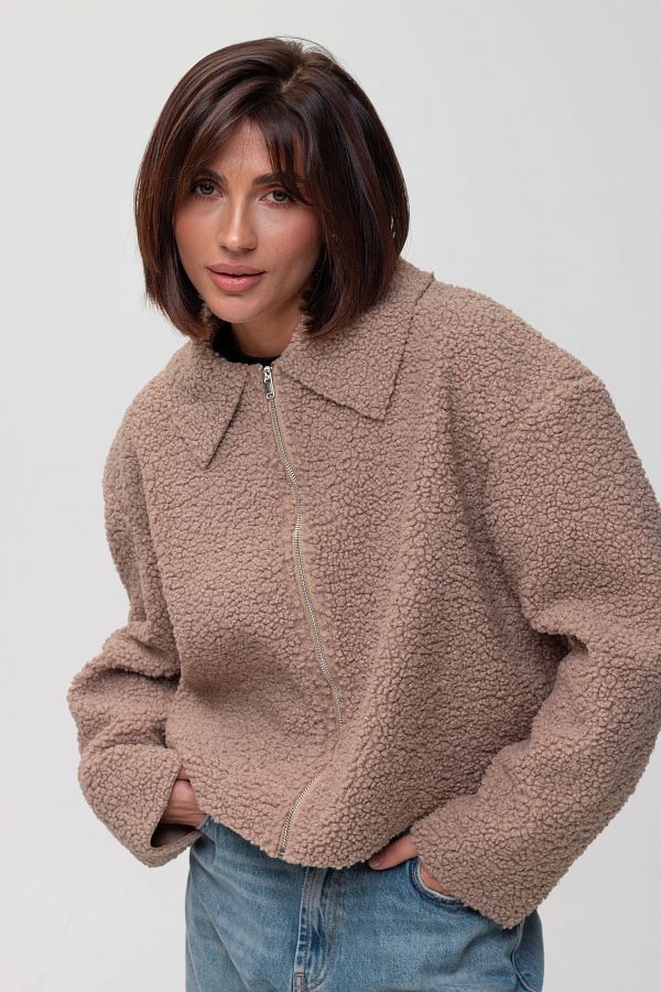 Cappuccino fur jacket SHB02  № 4