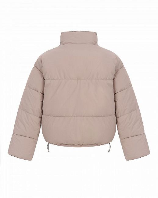 Short two-sided down jacket grey - №2
