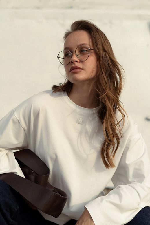 Ivory longsleev oversize